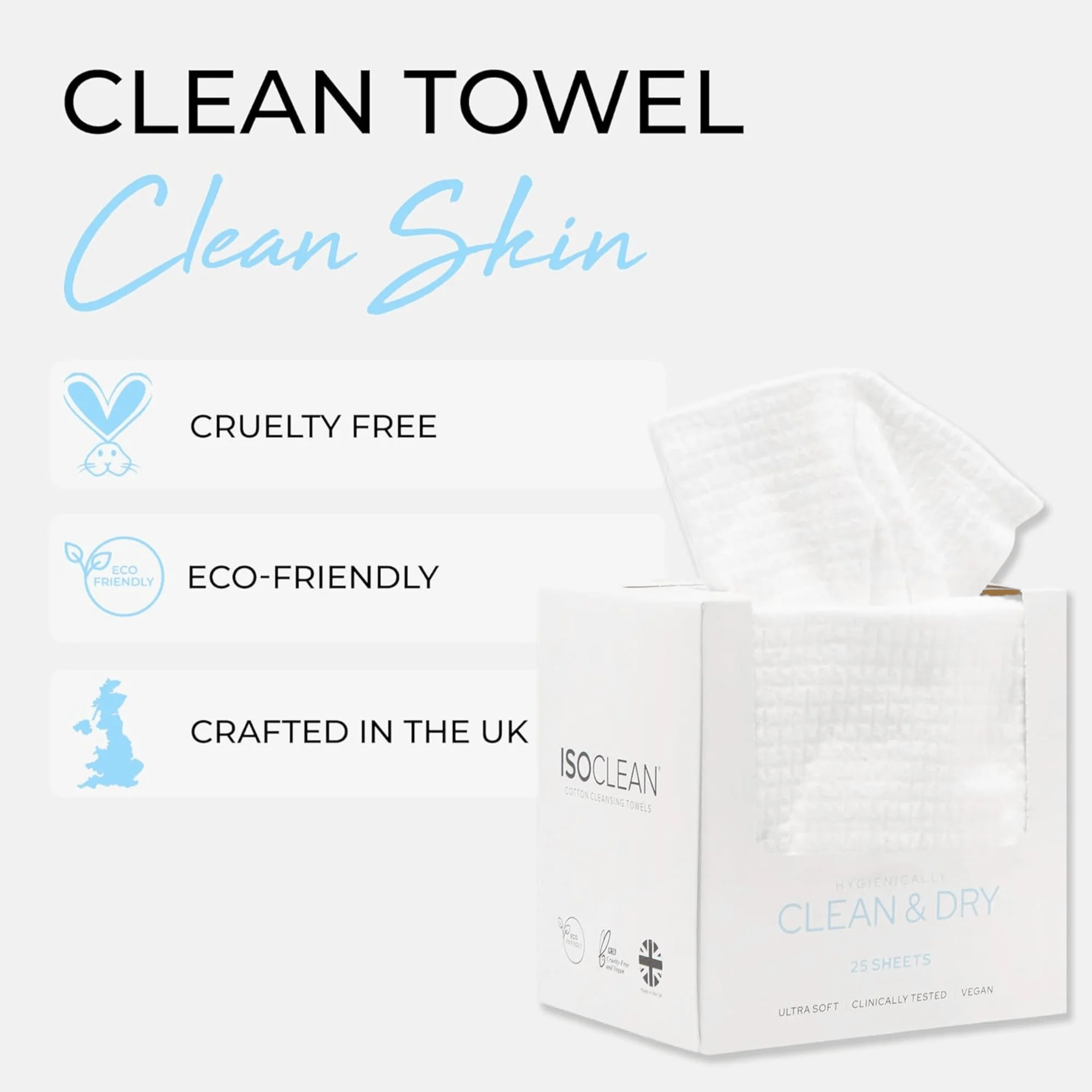 Cotton Cleansing Towels - 2 pack (2 month supply) - Image 8